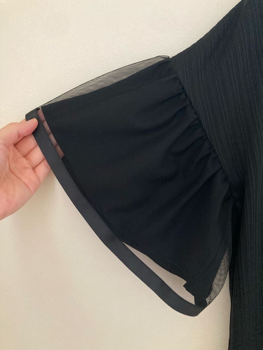 新品★しまむらHK WORKS LONDON☆フリル袖デザインカットソー_画像2