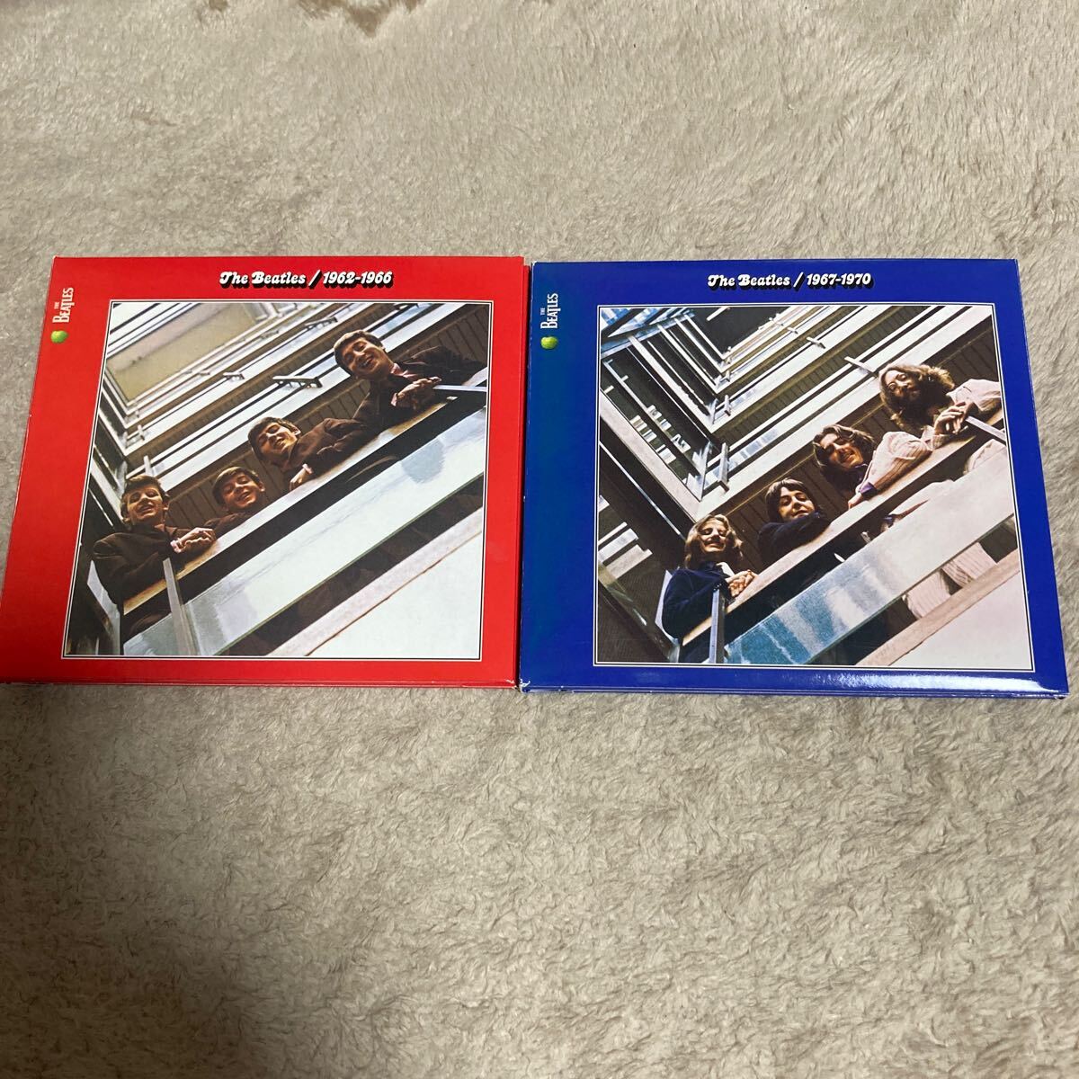 BEATLES/ビートルズ/1962-1966,1967-1970/赤盤/青盤/紙ジャケ/4枚組/輸入盤/ジョンレノン/ポールマッカートニ/ジョージハリスン/リンゴスタ