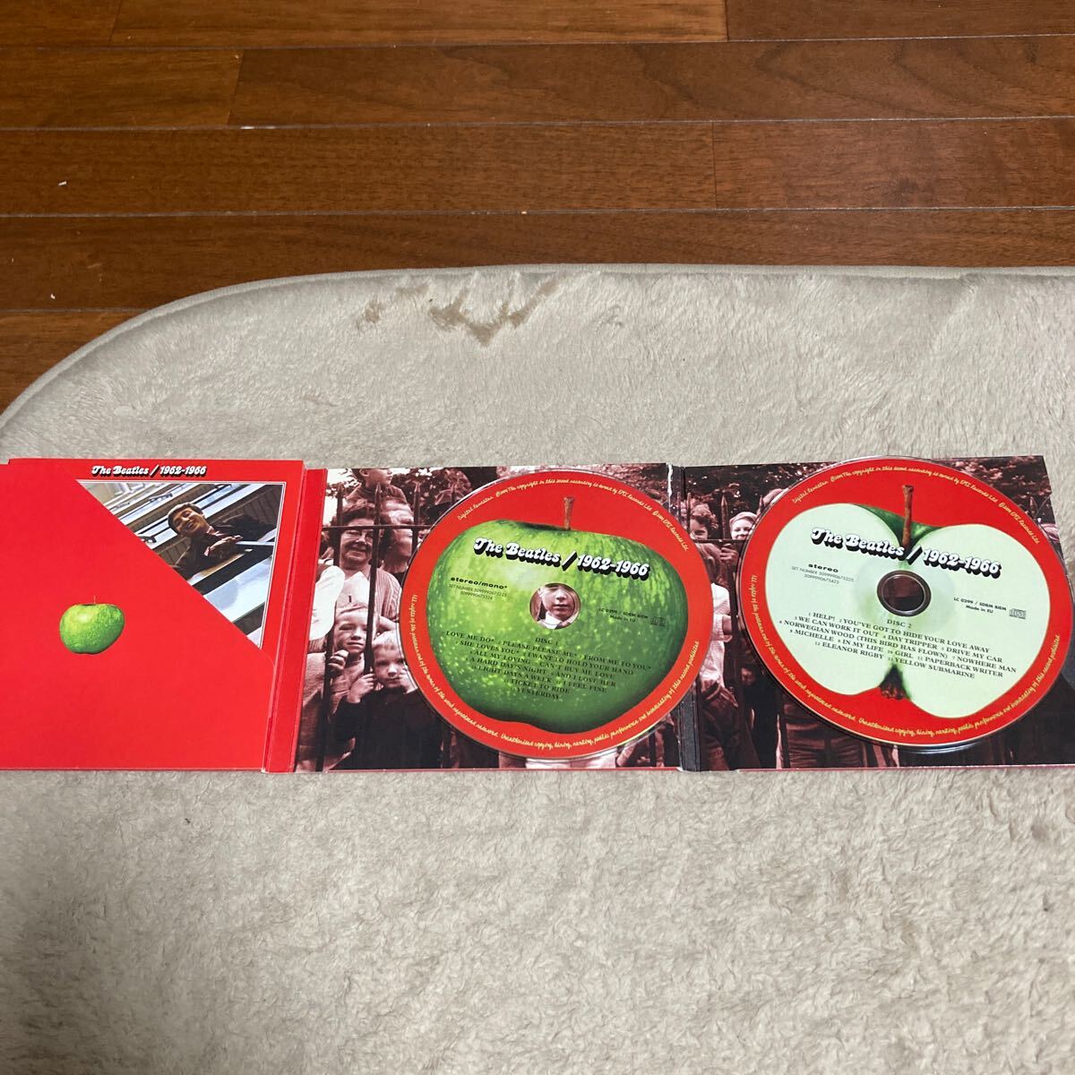 BEATLES/ビートルズ/1962-1966,1967-1970/赤盤/青盤/紙ジャケ/4枚組/輸入盤/ジョンレノン/ポールマッカートニ/ジョージハリスン/リンゴスタ