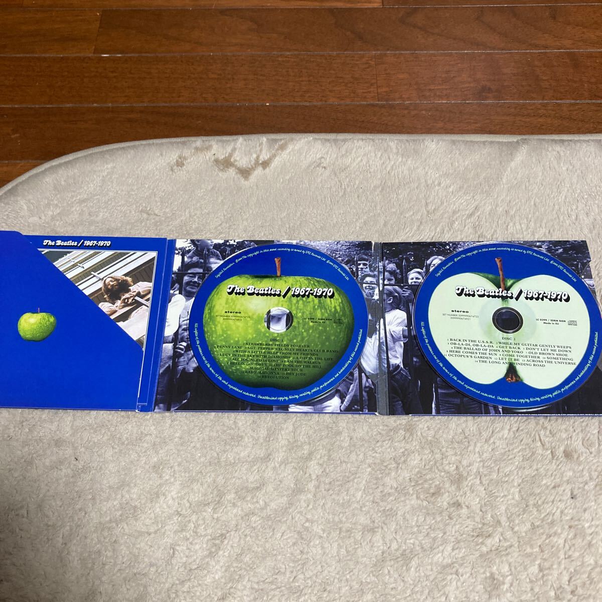 BEATLES/ビートルズ/1962-1966,1967-1970/赤盤/青盤/紙ジャケ/4枚組/輸入盤/ジョンレノン/ポールマッカートニ/ジョージハリスン/リンゴスタ