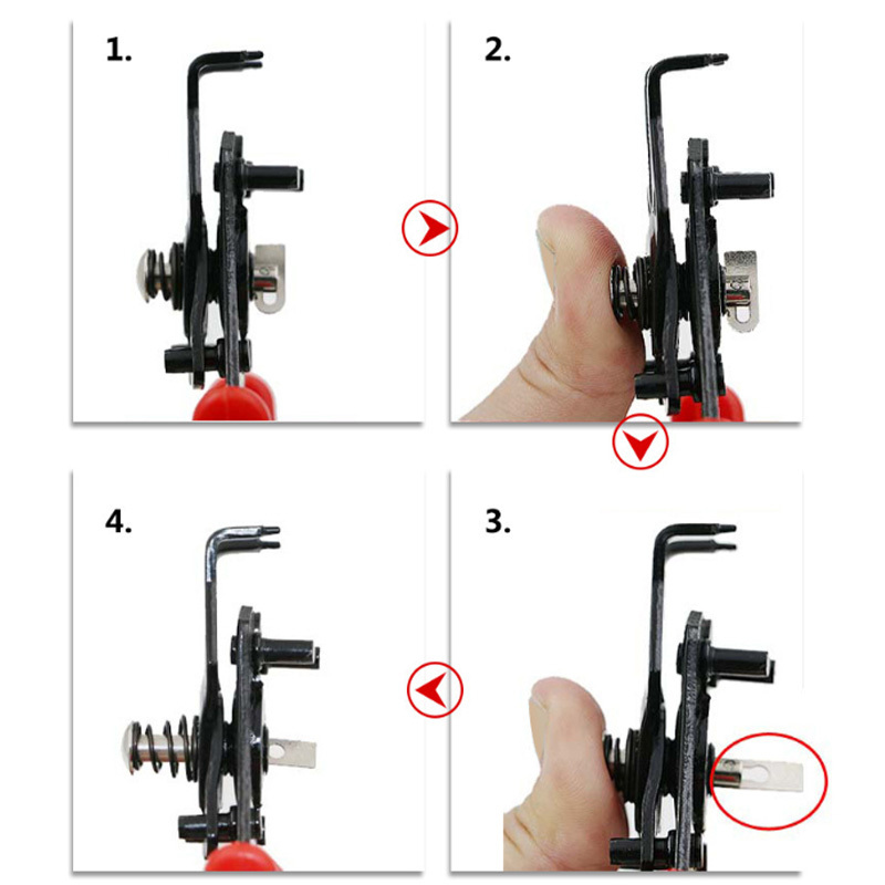 スナップリングプライヤー セット リムーバー プライヤー サークリップ ジーザスクリップ 工具 便利 4本 おすすめ_画像6