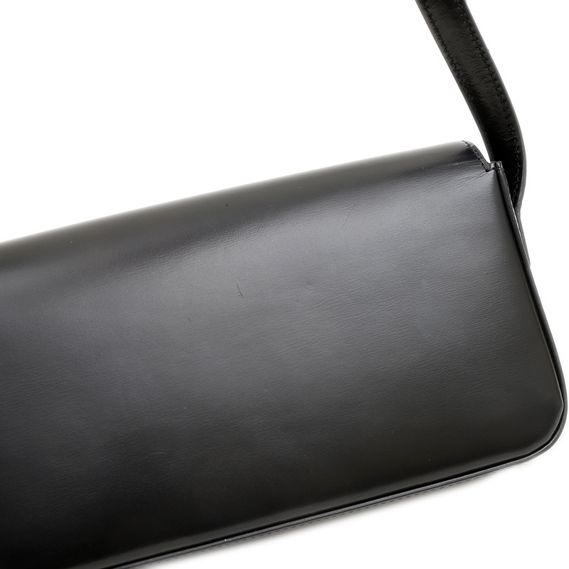 セリーヌ トリオンフ クロード ショルダーバッグ レザー ブラック 194143BF4