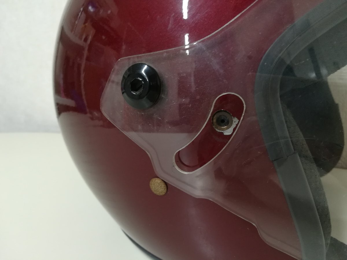 AGV (エージーブイ) ジェットヘルメット クラシック イタリア サイズ表記不明 中古?現(xiàn)狀品 #2158