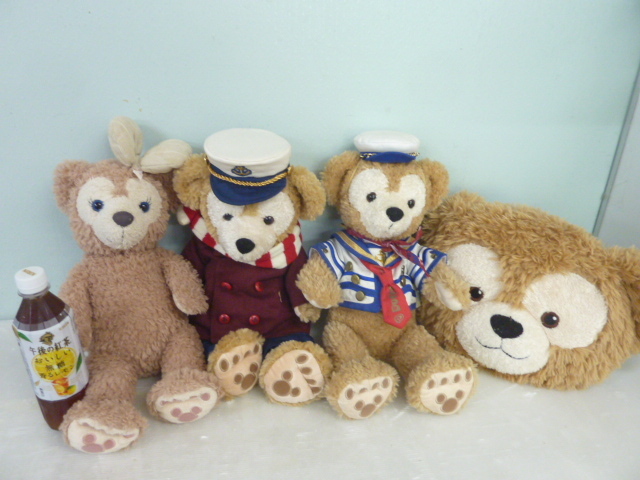 T465 未使用含む ディズニー ダッフィー/シェリーメイ 等 ぬいぐるみ マスコット コスチューム 他 グッズ まとめ 大量 Disney Bear 人形