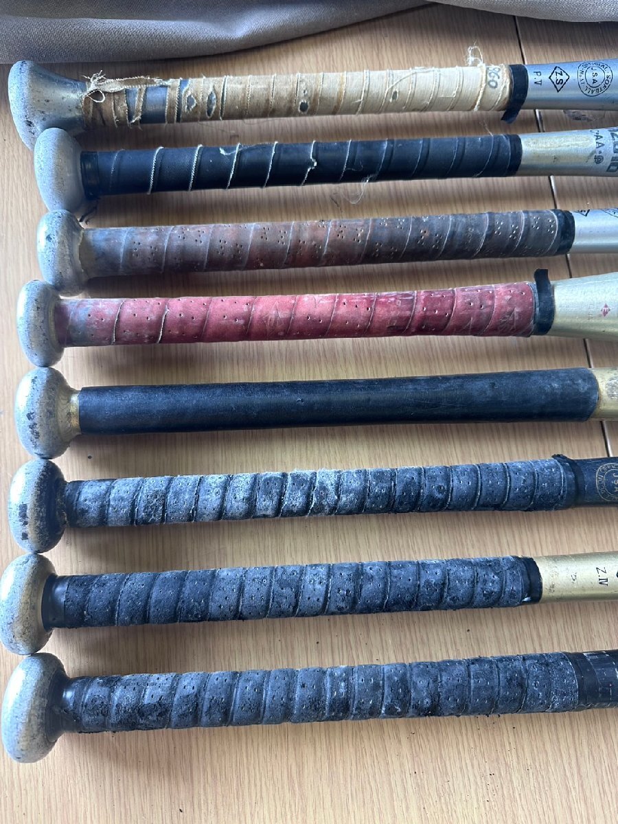 軟式用野球　金屬バット　まとめて　8本　ミズノ　その他　袋2點(diǎn)