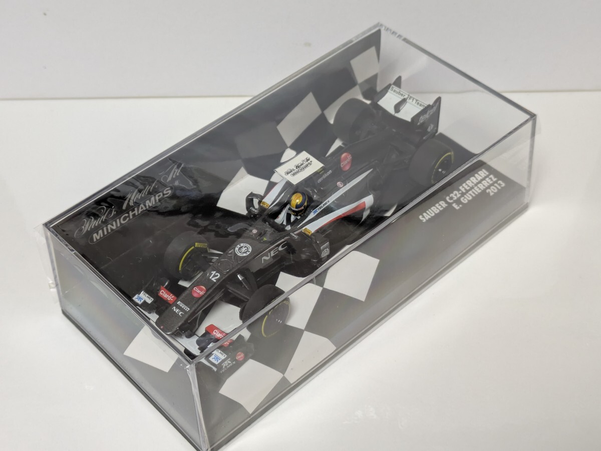 ☆ 稀少品！新品美品！PMA 1/43 レジンモデル ザウバー F1 チーム フェラーリ C32 2013年 本戦仕様 2台セット！☆_画像7