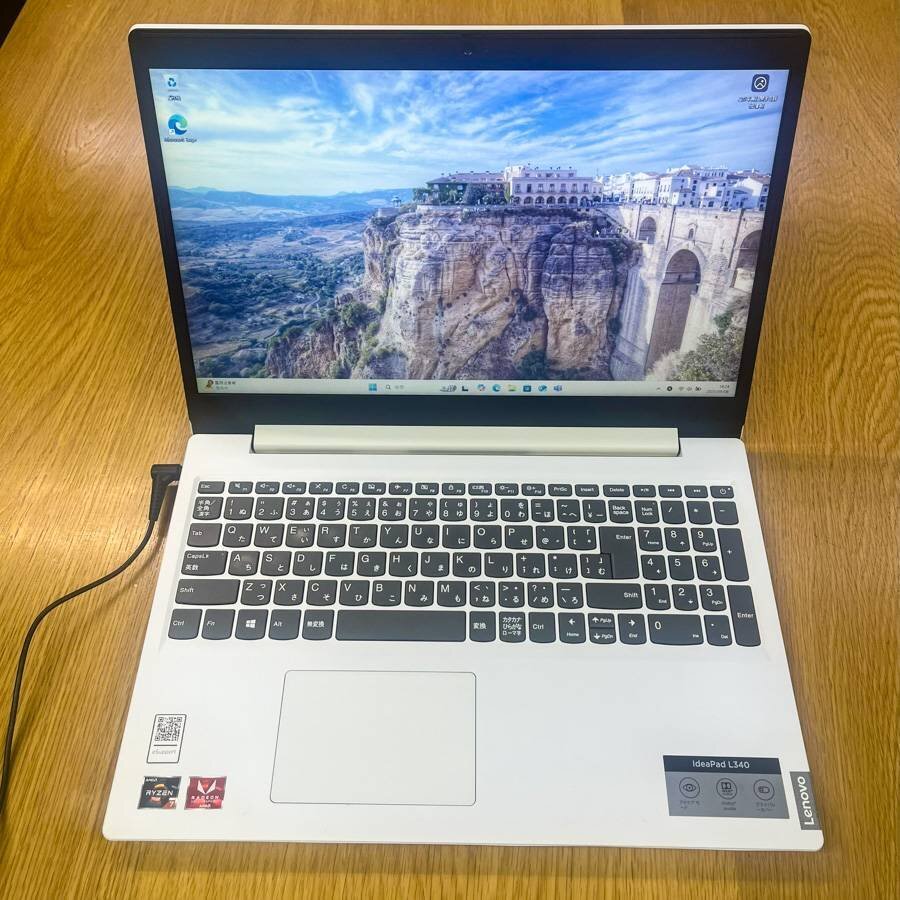 Lenovo IdeaPad L340-15API 15.6型ノートパソコン 81LW Win11 / Ryzen 7 3700U / メモリ8GB / SSD256GB★258t03