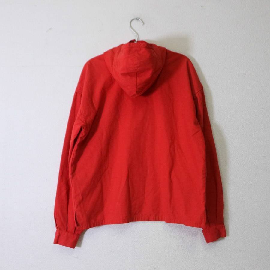 激レア！初期ハウスタグ Evis Evis エヴィス ハーフジップパーカー 赤 メンズ Mサイズほど ビンテージ★268h25