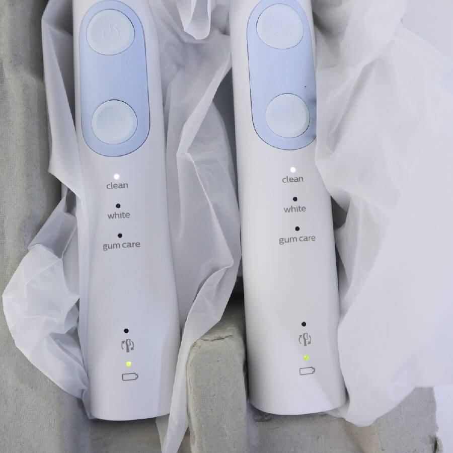 未使用品 フィリップス sonicare プロテクトクリーン 電動(dòng)歯ブラシ 2本セット HA6403/71★263v03