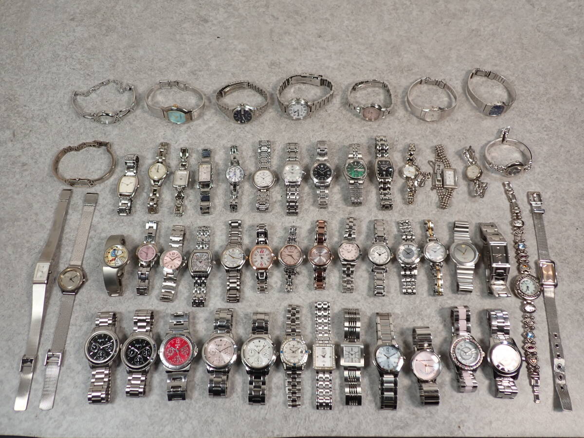 レディースブランド腕時(shí)計(jì) 大量 50點(diǎn)セット まとめ SEIKO/CITIZEN/CASIO/COACH/agnes b./CYMA/MARIO VALENTINO/marie claire/GUESS 他 0930