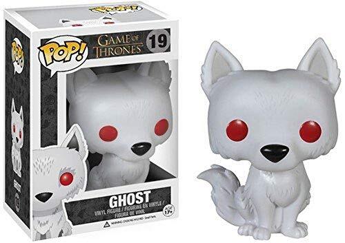 【中古】ファンコPOP！魂ゴーストビニール製フィギュアのゲーム Funko POP! Game of Thrones Ghost Vinyl Fig
