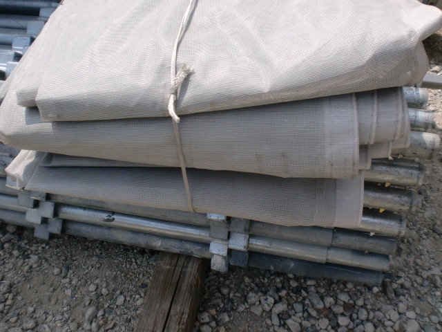 メッシュシート　グレー　1800×6300　1000枚　平和　KRH_画像2