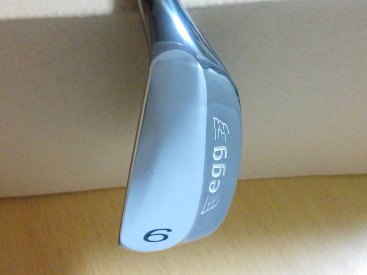 プロギア PRGR NEW EGG ニューエッグ 赤 6番アイアン 6I 24度オリジナルカーボン FORCE OF EGG M-43 S相当 2013年モデル_画像3