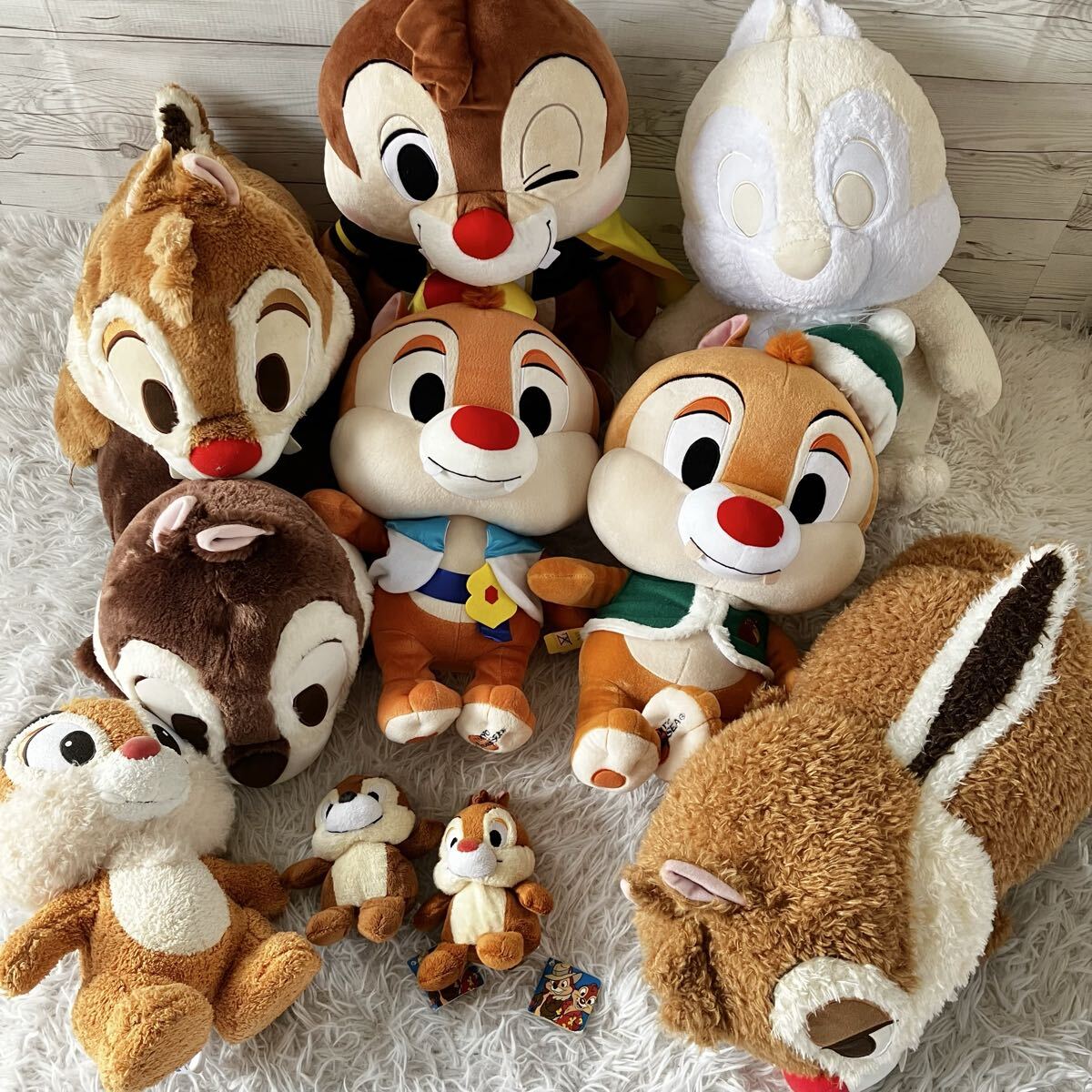 Disney Disney chip . Dale мягкая игрушка 10 позиций комплект много продажа комплектом Disney si- ограничение есть эмблема 10
