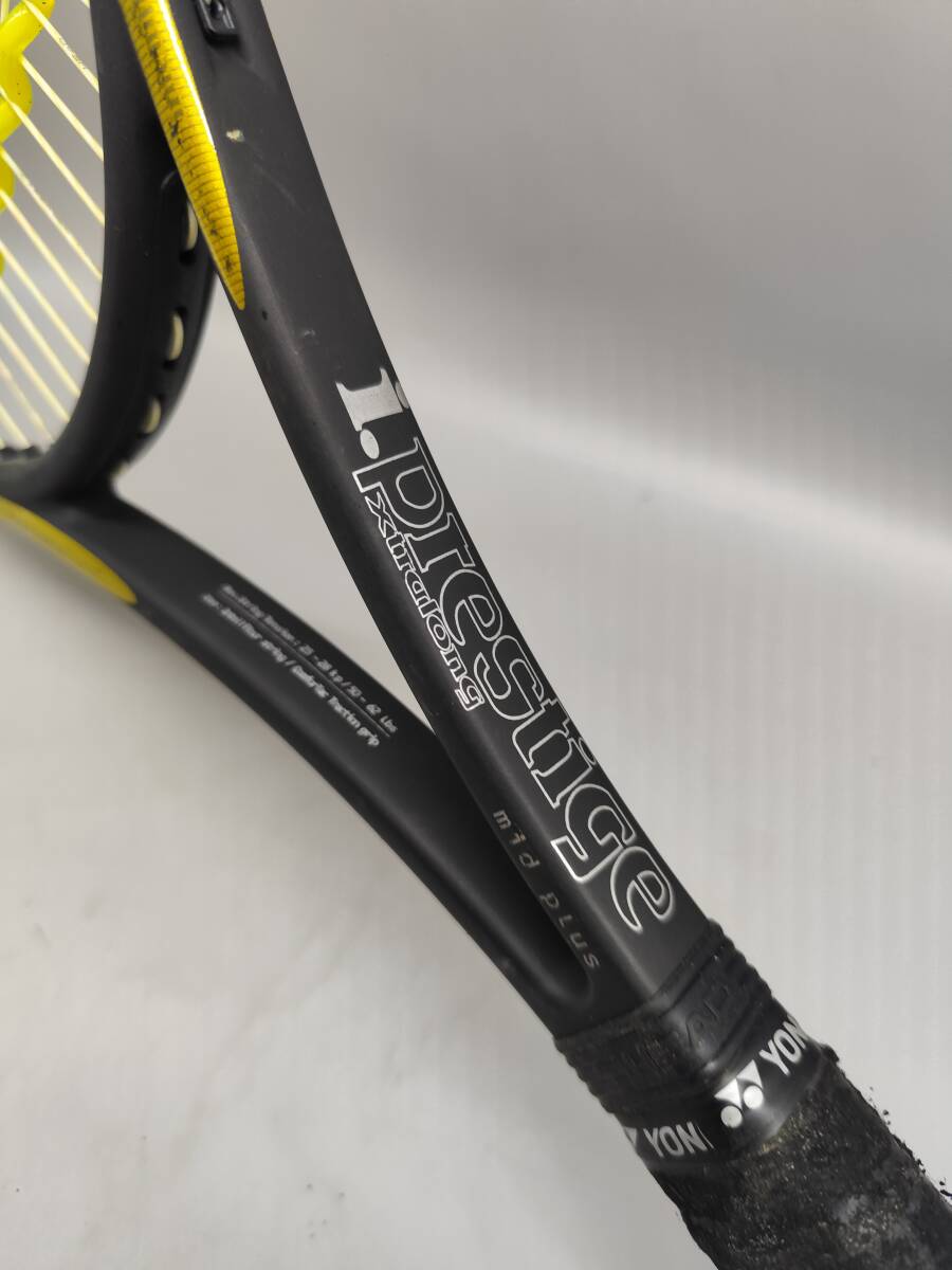 ΣHEAD社 テニスラケット i.prestige xtralong シルバー 黒 ブリヂストン テニスラケットケース付き PROBEAM スポーツ 硬式テニスΣA51175_画像7