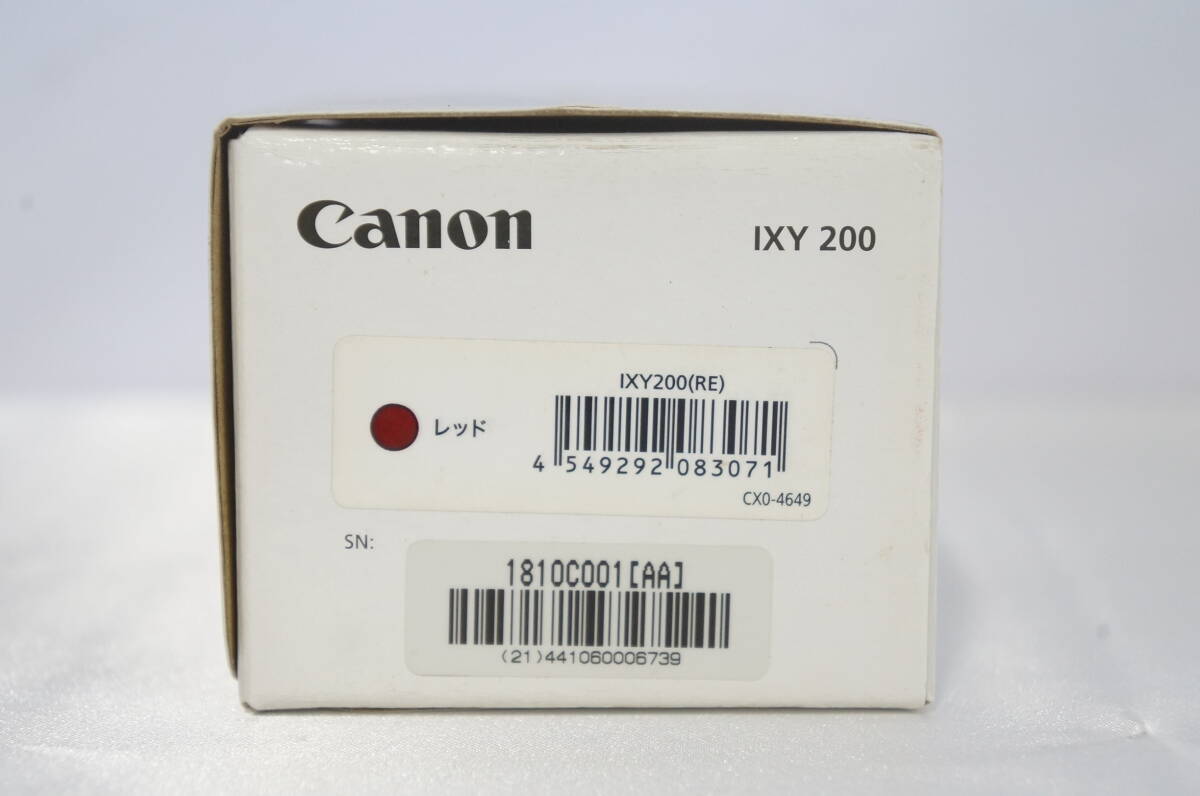 Canon キャノン IXY 200 レッド コンパクトデジタルカメラ 2109216011