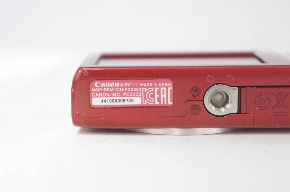 Canon キャノン IXY 200 レッド コンパクトデジタルカメラ 2109216011
