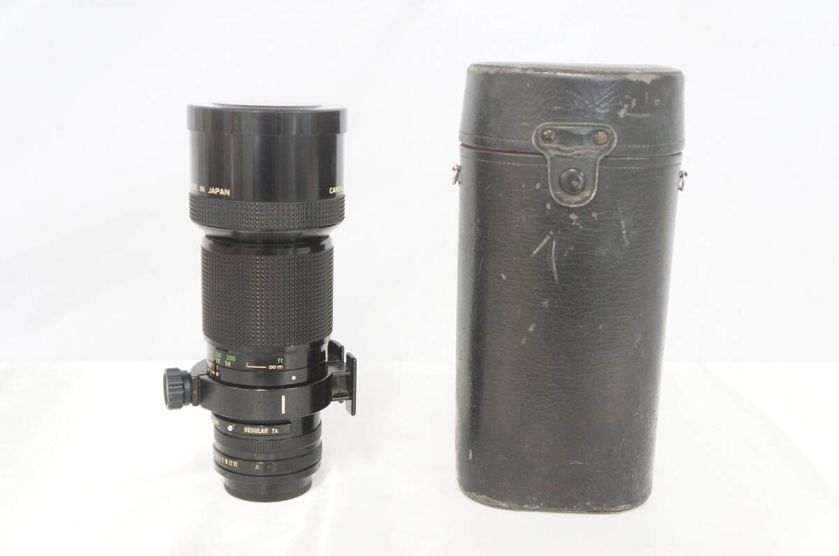 ③ Canon キャノン FD 300mm F4 カメラレンズ ケース付き 1109196011