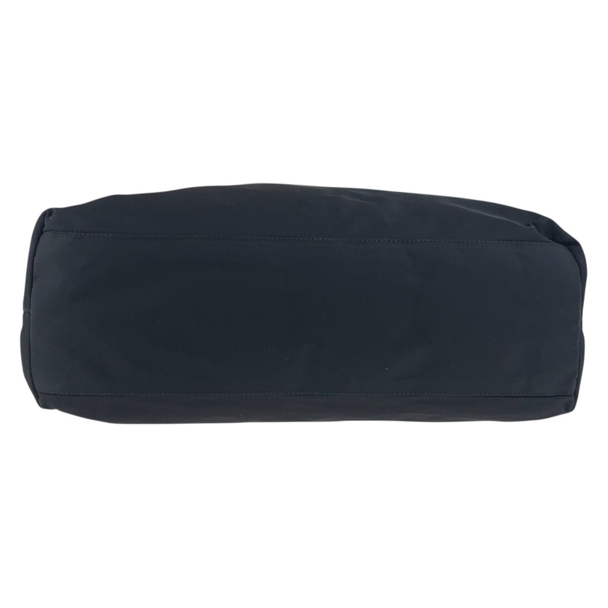  прекрасный товар PRADA Prada te Hsu to треугольник Logo plate черный чёрный серебряный металлические принадлежности нейлон большая сумка сумка на плечо женский 505070