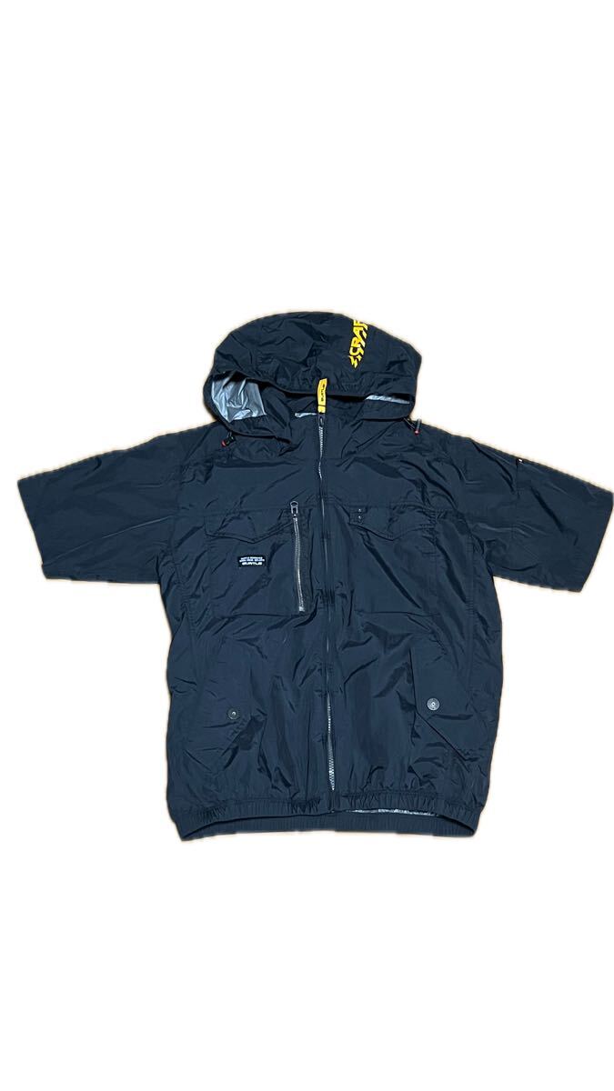 【送料無料 即決】新作2025年モデル バートル 空調服 1156 半袖ブルゾンのみ 黒 M 遮熱効果(-9度) フード付 ファンバッテリー無しブラック_画像1