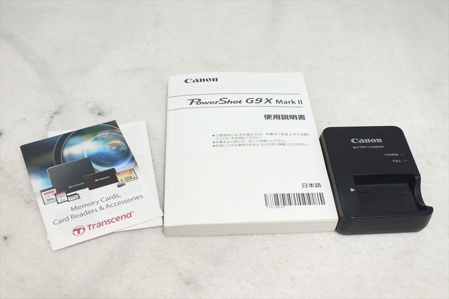 ★ Canon キャノン PowerShot G9X Mark II デジタルカメラ 中古 現(xiàn)狀品 250906B5520