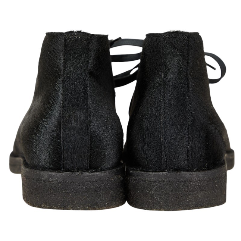 ボッテガヴェネタ ブーツ チャッカブーツ サイズ：42 ブラック ハラコ メンズ BOTTEGAVENETA 【中古】