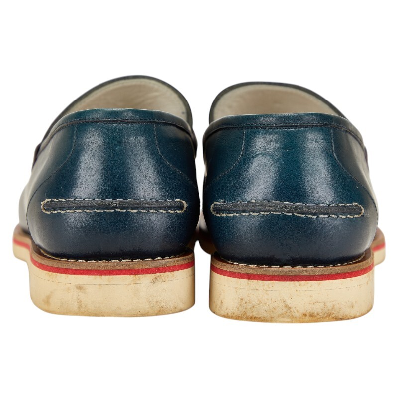  Salvatore Ferragamo gun chi-ni Loafer размер :8 зеленый кожа мужской Salvatore Ferragamo [ б/у ]