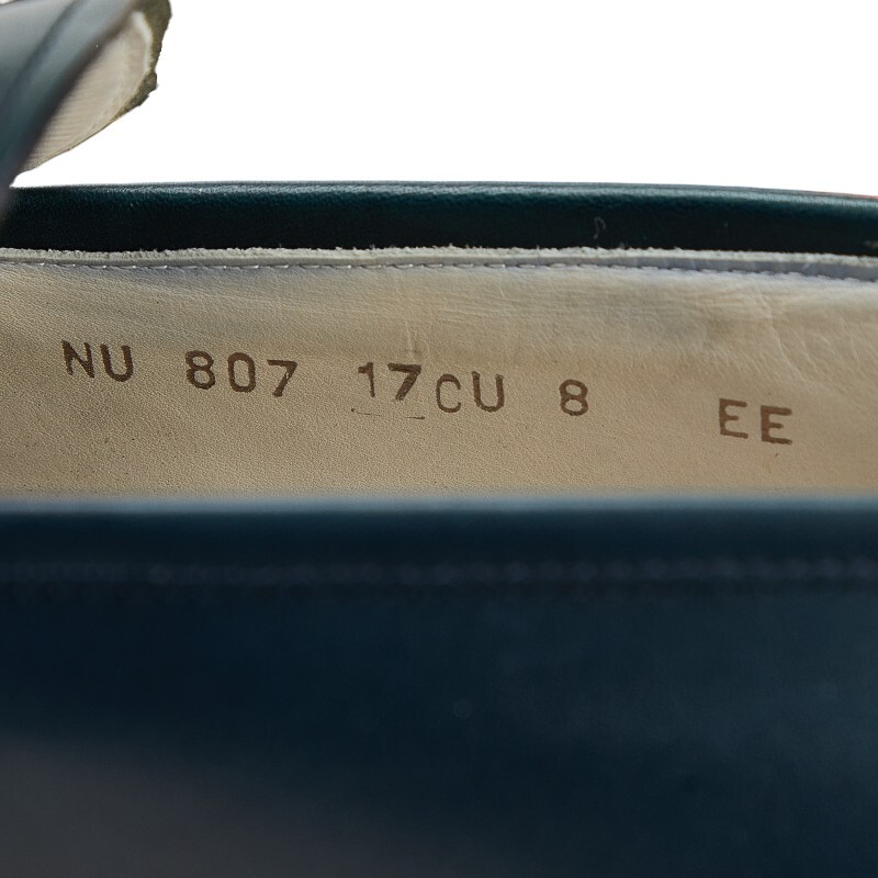  Salvatore Ferragamo gun chi-ni Loafer размер :8 зеленый кожа мужской Salvatore Ferragamo [ б/у ]