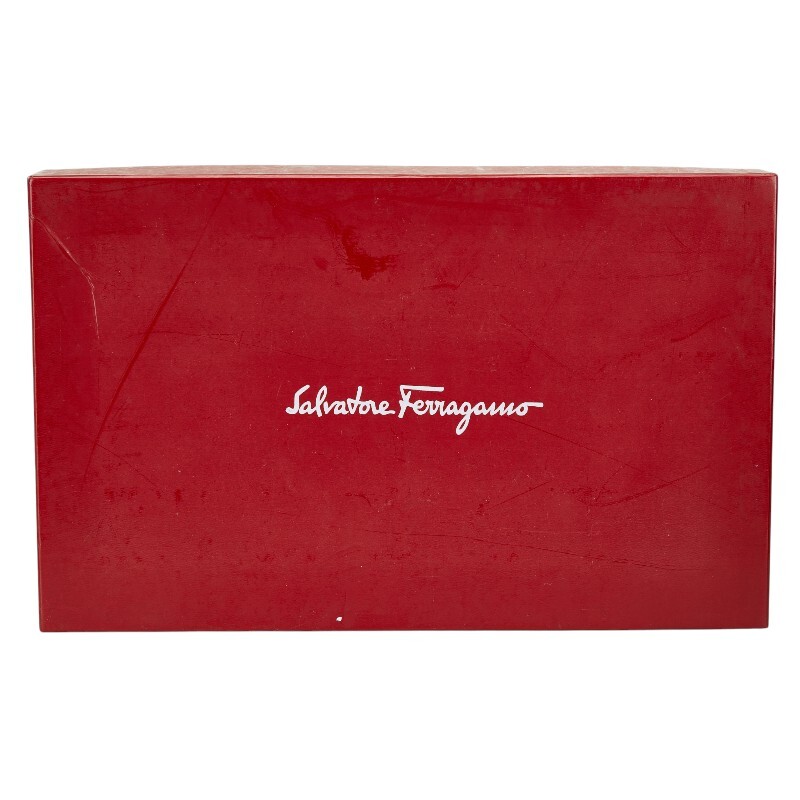  Salvatore Ferragamo gun chi-ni Loafer размер :8 зеленый кожа мужской Salvatore Ferragamo [ б/у ]