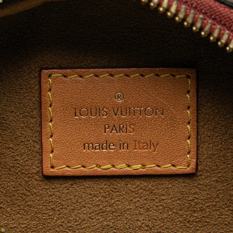 ルイ ヴィトン モノグラム ボワットシャポースープルPM ショルダーバッグ M45578 ブラウン PVC レザー レディース LOUIS VUITTON【中古】_画像9