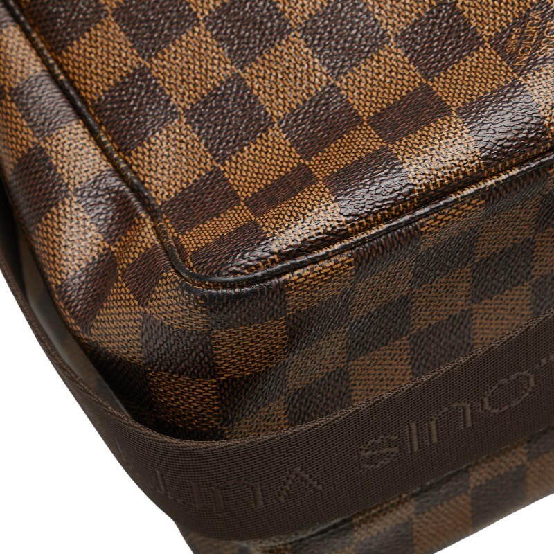 ルイ ヴィトン ダミエ ブロードウェイ ハンドバッグ ショルダーバッグ N42270 ブラウン PVC レザー メンズ LOUIS VUITTON 【中古】_画像7