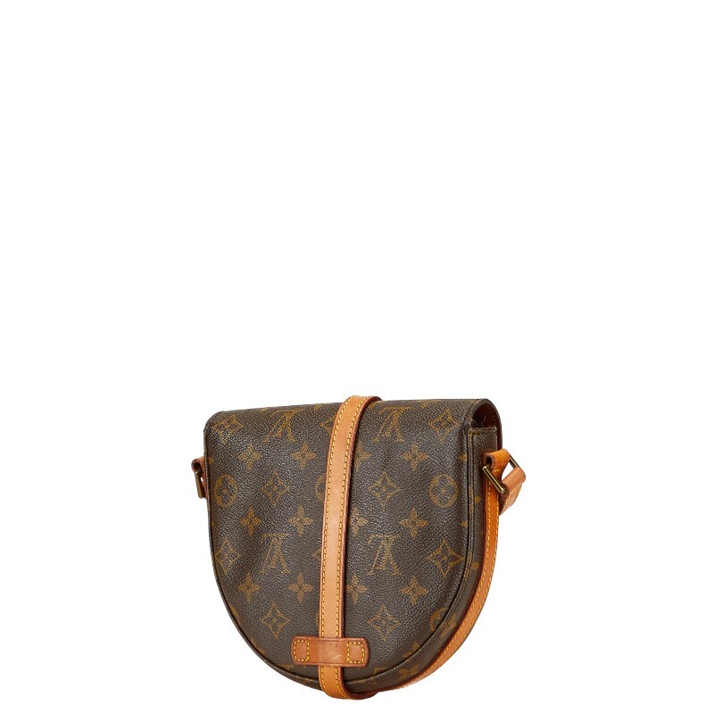 ルイ ヴィトン モノグラム シャンティPM ショルダーバッグ M51234 ブラウン PVC レザー レディース LOUIS VUITTON 【中古】_画像2
