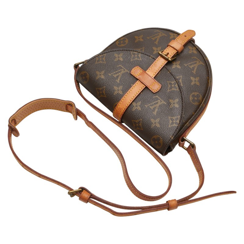 ルイ ヴィトン モノグラム シャンティPM ショルダーバッグ M51234 ブラウン PVC レザー レディース LOUIS VUITTON 【中古】_画像8