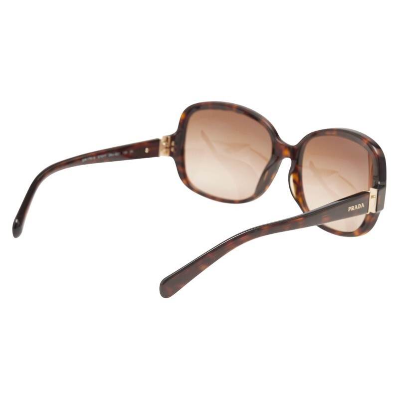 プラダ サングラス SPR17N-A ブラウン プラスチック レディース PRADA 【中古】_画像3