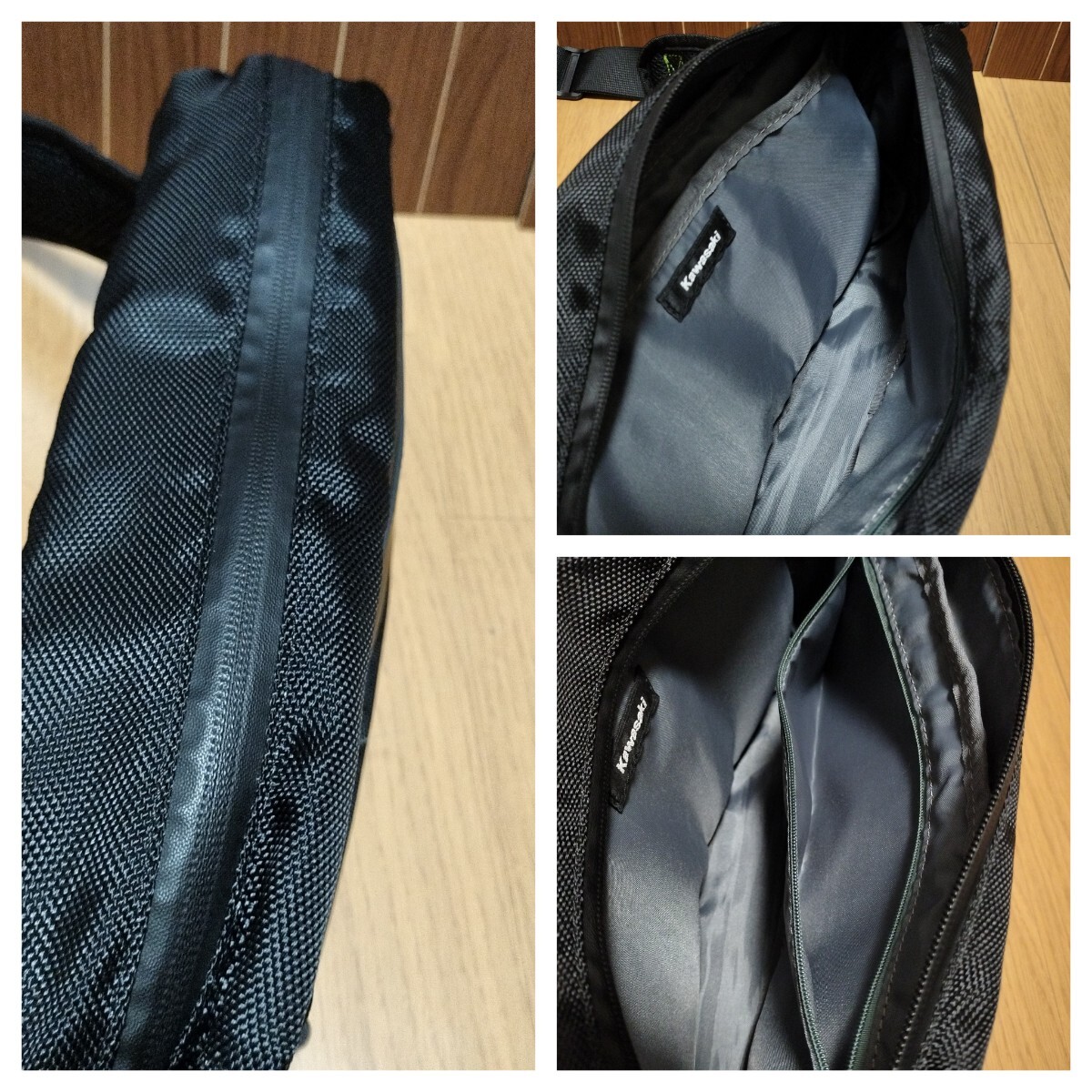 ▼ Kawasaki≪2way　スマートバッグ≫カワサキ　ウエストバッグ　ボディーバッグ_画像9