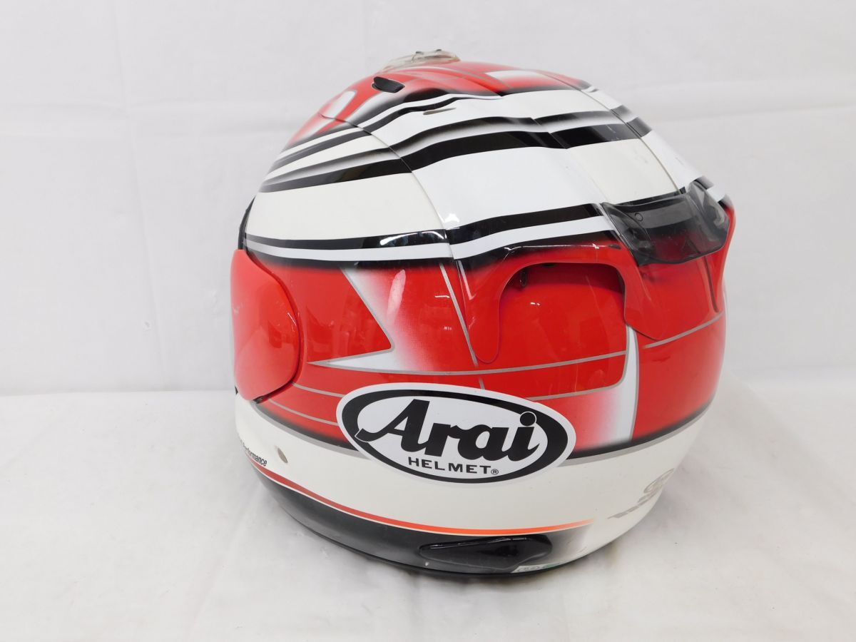 T309★Arai アライ 2點 Arai SNELL Drudi Performance ジェットヘルメット 61 62cm Araiミラーシールド スモークブルー JIS★送料1260円?