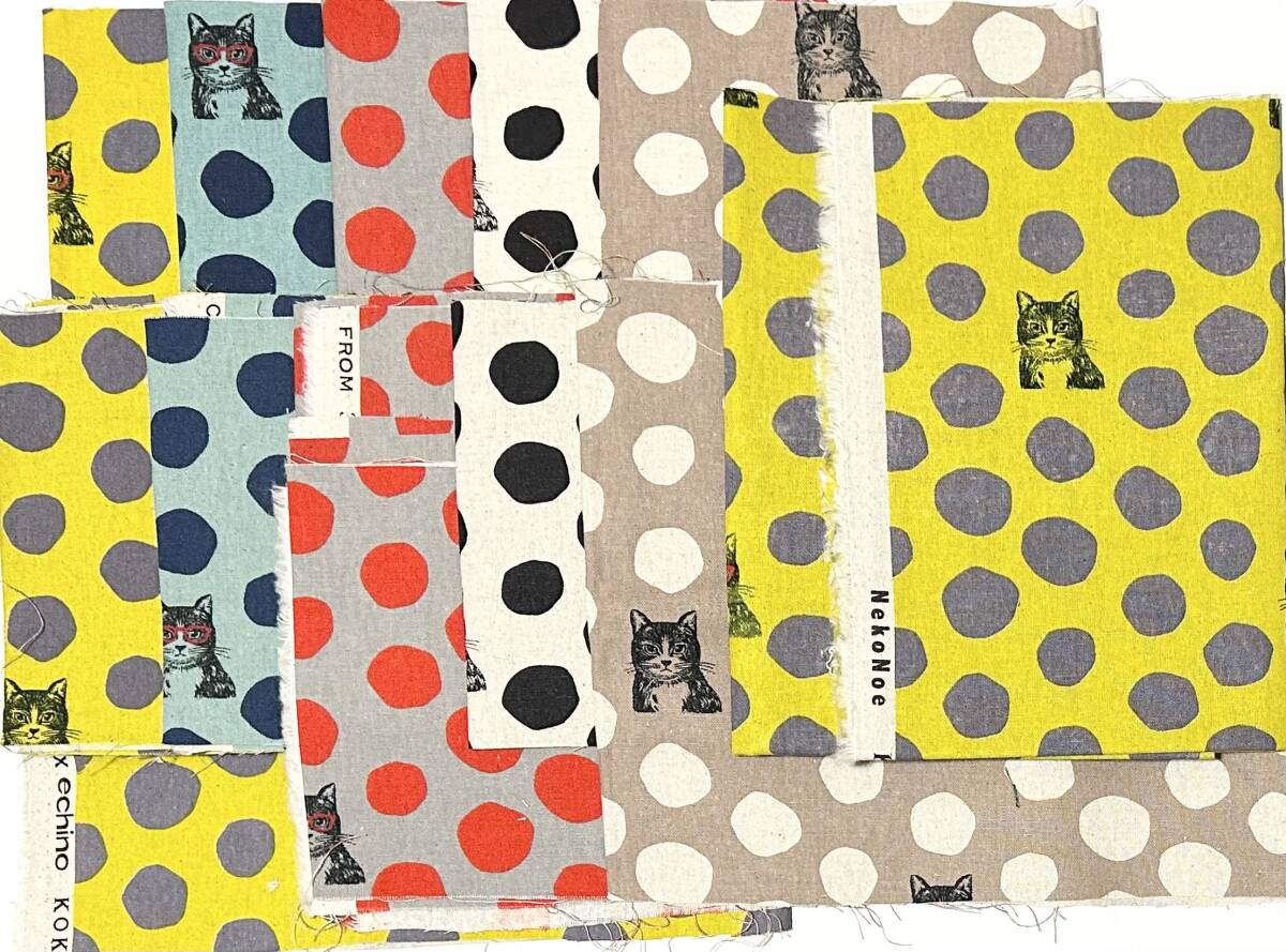 【端切れセット28】700g/ハギレセット/生地/貓柄/エチノ/echino