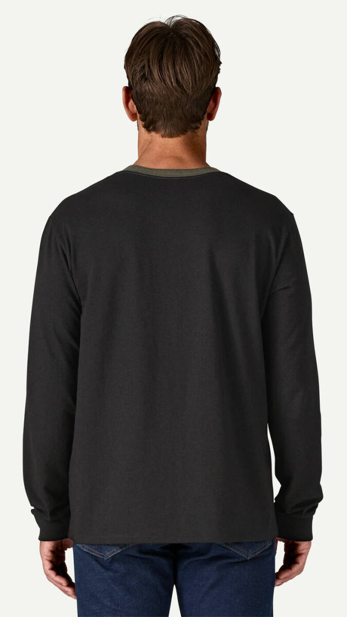 パタゴニア　メンズ・ロングスリーブ・ショップ・ステッカー・ポケット・レスポンシビリティー　ＢＬＢＮ（Ｓ）_画像3