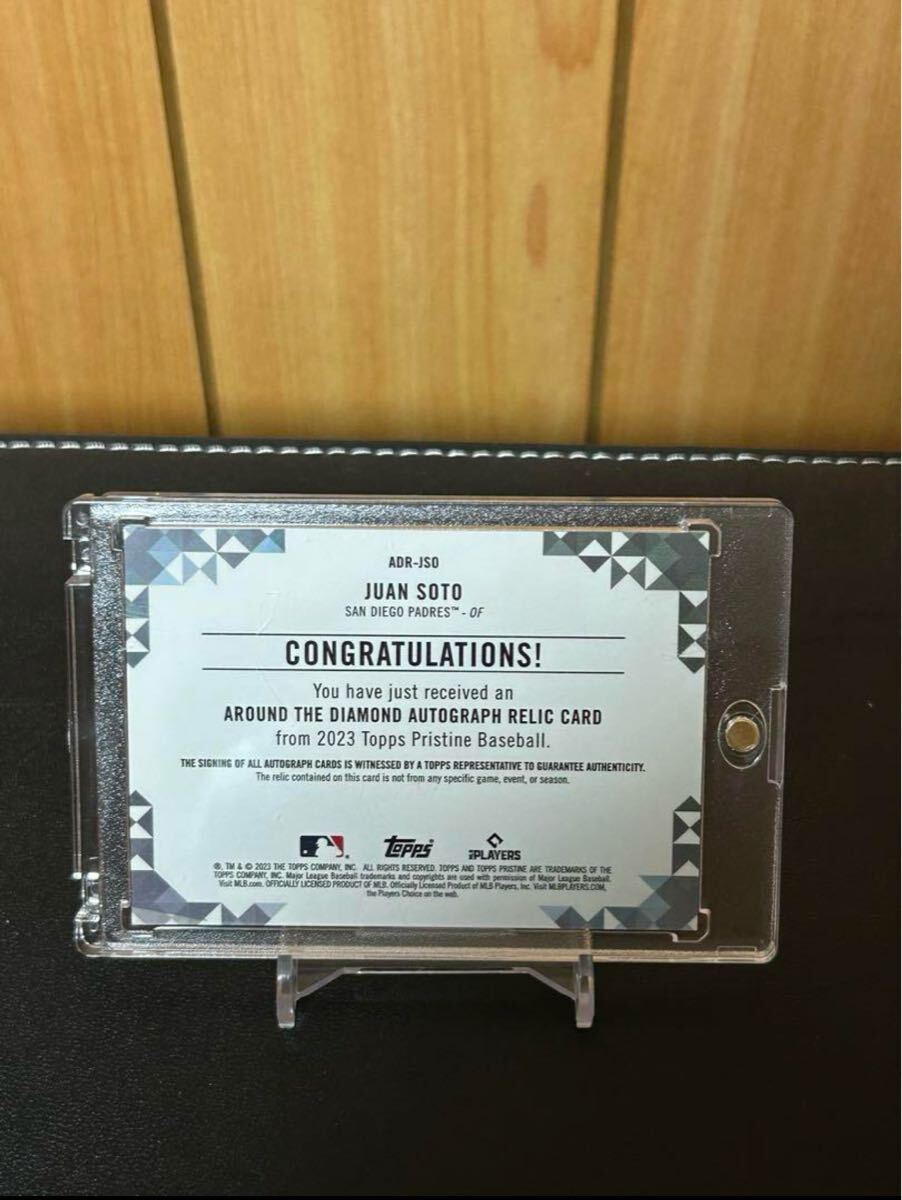 JUAN SOTO フアン?ソト autograph relic card Topps auto 直筆サイン MLB メジャー