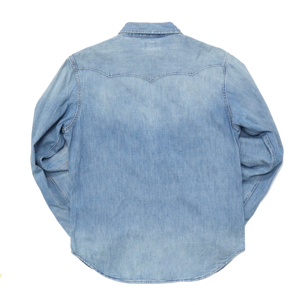 DENIM ＆ SUPPLY デニムアンドサプライ デニム＆サプライ POLO RALPH LAUREN ポロ ラルフローレン デニム ウエスタンシャツ 長袖 古着 M_画像2