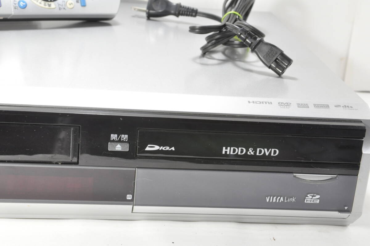 ★極上美品★地デジ パナソニック DMR-XP21V VHS?DVD?HDD ダビOKビデオデッキ！リモ付 ダビ動作寫真有?
