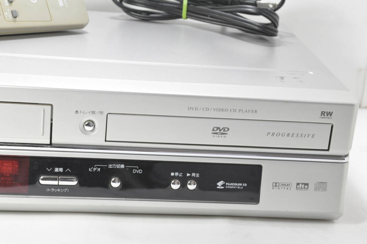 ★希少動(dòng)作品★シャープ DV-GH700 VHS/DVD Hi-Fiビデオデッキ！ リモ付！【動(dòng)作確認(rèn)済】