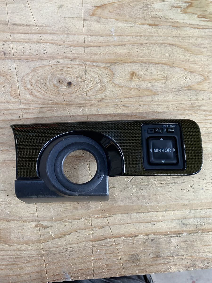 9 jzx100ツアラーVカーボン調キーシリンダーパネルgx1001jz gte_画像3