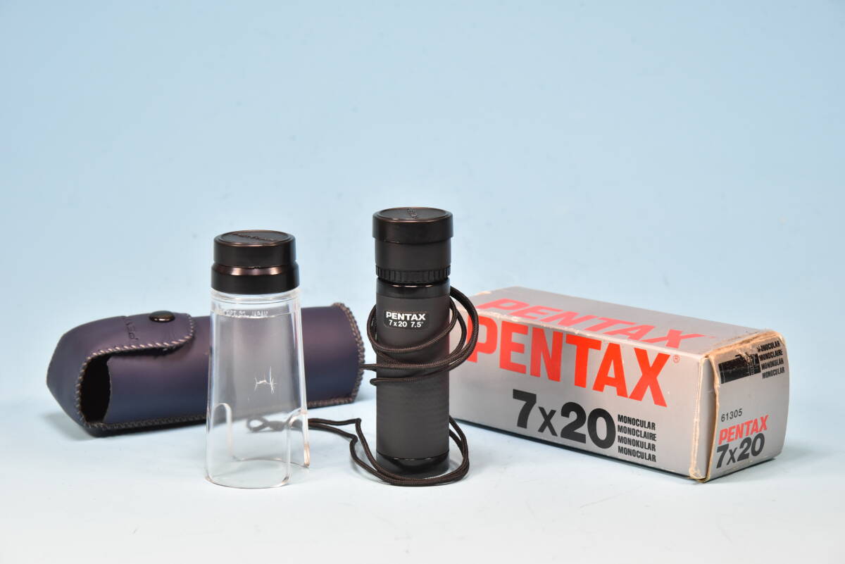 ペンタックス　単眼鏡　7×20　7.5　接眼ルーペ　ケース付　PENTAX MONOCULAR 