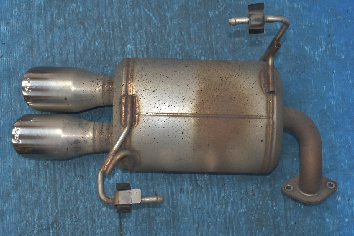 インプレッサ WRX H24.8 GVF STI リア マフラー 左右　*53