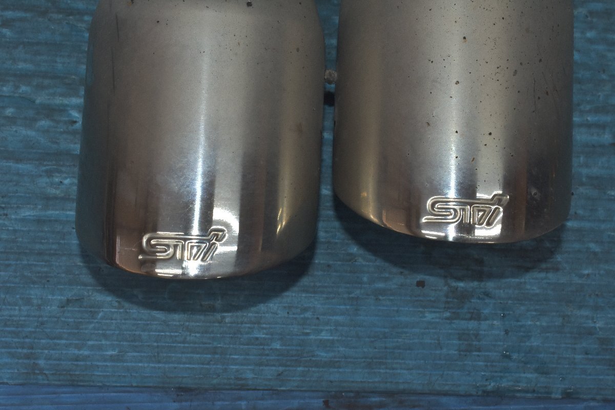 インプレッサ WRX H24.8 GVF STI リア マフラー 左右　*53