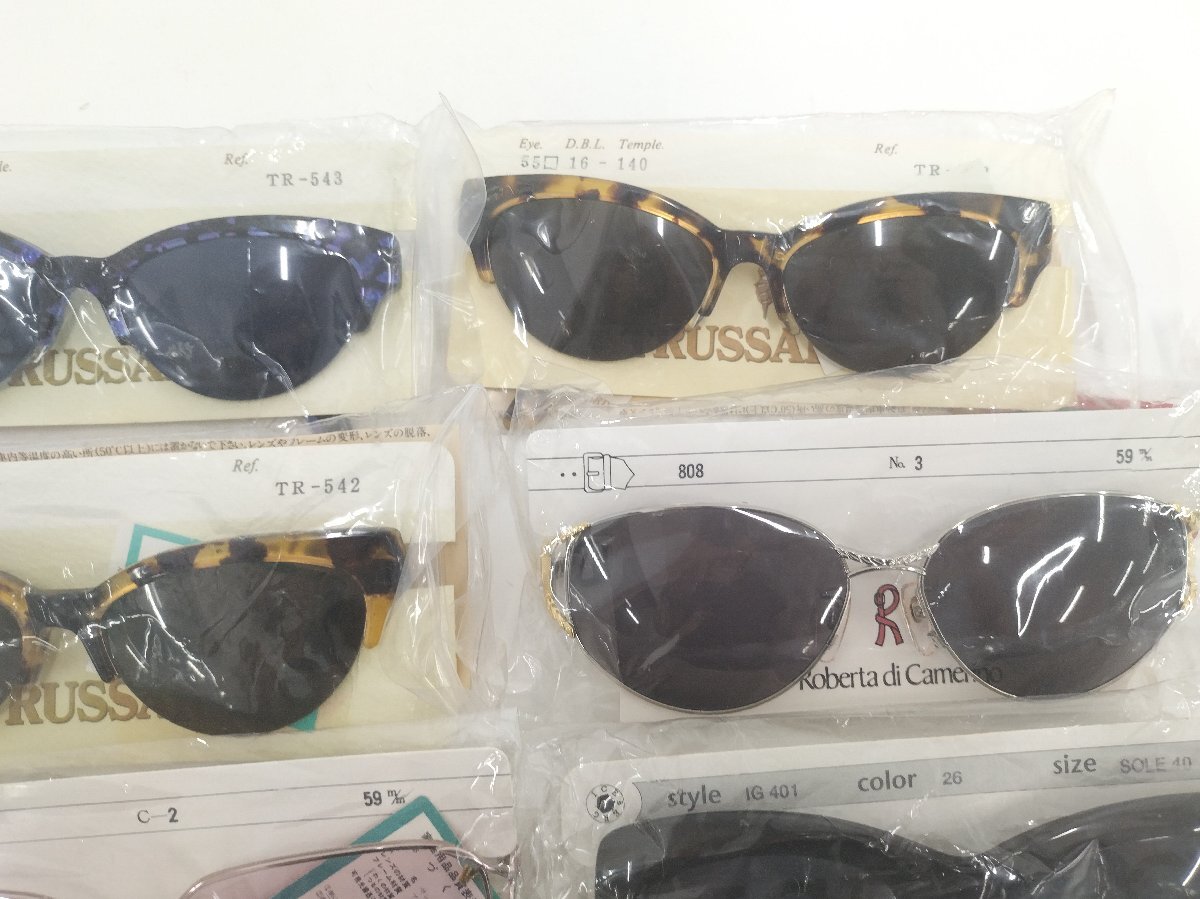 ●未使用 サングラス メガネ フレーム Roberta di Camerinoなど デッドストック品 大量 まとめ 15点 プラスチック製 金属製 ② [I19ma53]の画像5