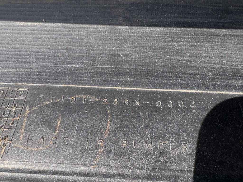  Honda Vamos турбо средний период (HM1) оригинальный передний бампер NH636P 71101-S8RX-0000 Honda brilliant white pearl F бампер p057387