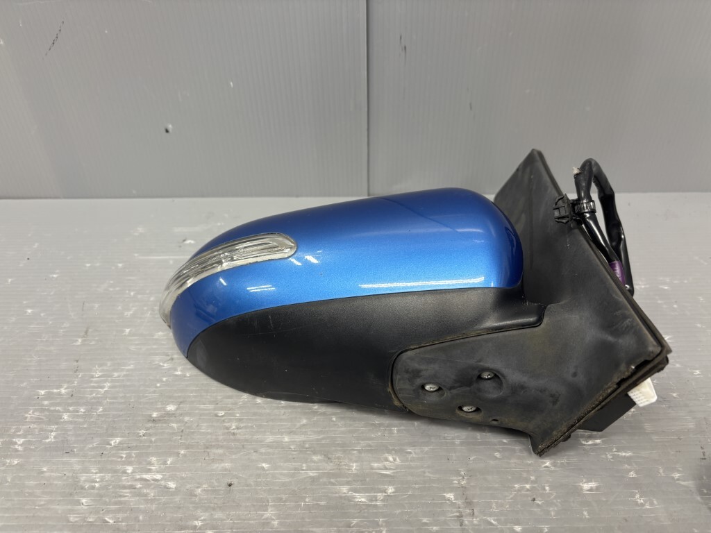 ダイハツ ソニカ RS (L405S) 純正 右 ドアミラー ウィンカー 電格 7P 7ピン B63 サイドミラー クリアブルークリスタルメタリック p057066_画像8