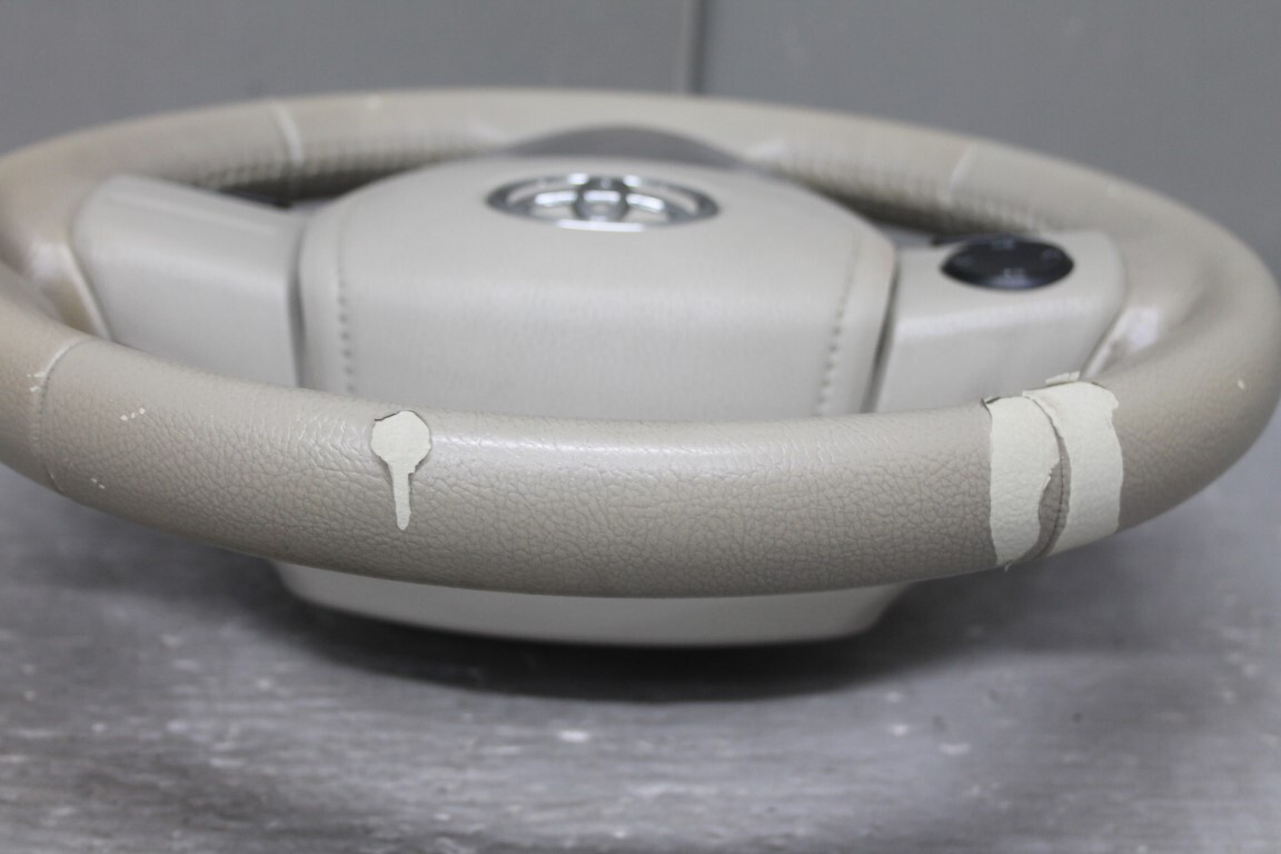 トヨタ アイシス L Gエディション 後期 (ZGM10) ステアリングホイール ハンドル スイッチ ホーンパット レザー 45100-12F80 p057909_画像4